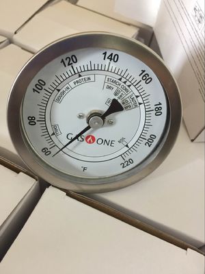 Big Dial SS 304 Brew Bimetallic Food Thermometer