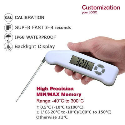 Switchable Auto Calibration Digital Food Thermometer